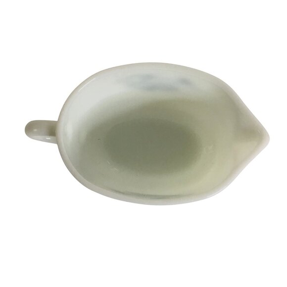 VTG PYREX Old Town Blue 77-B Milk Glass Gravy Boat Corning USA Corelle Match - Picture 5 of 9